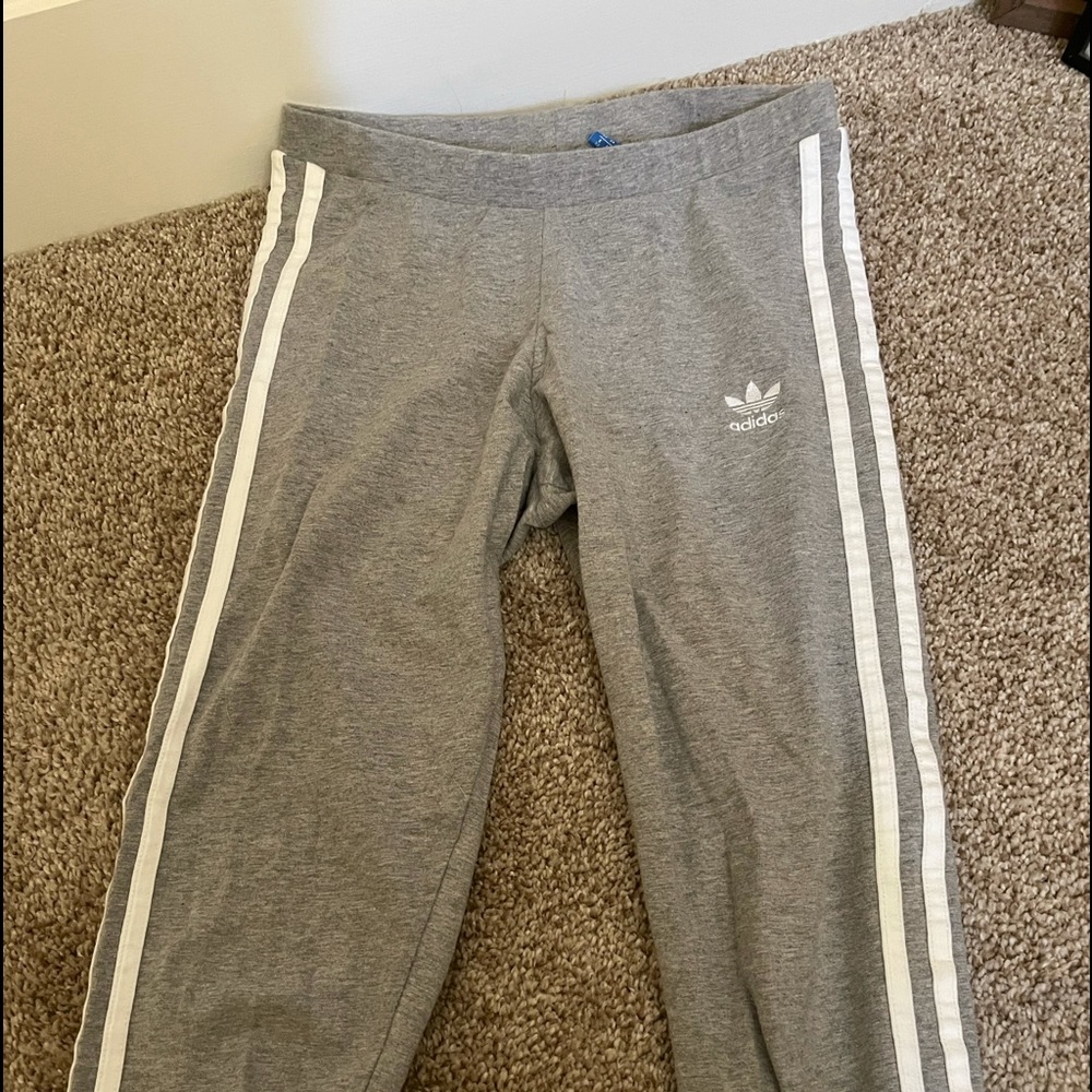 Adidas lady’s leggings stripes